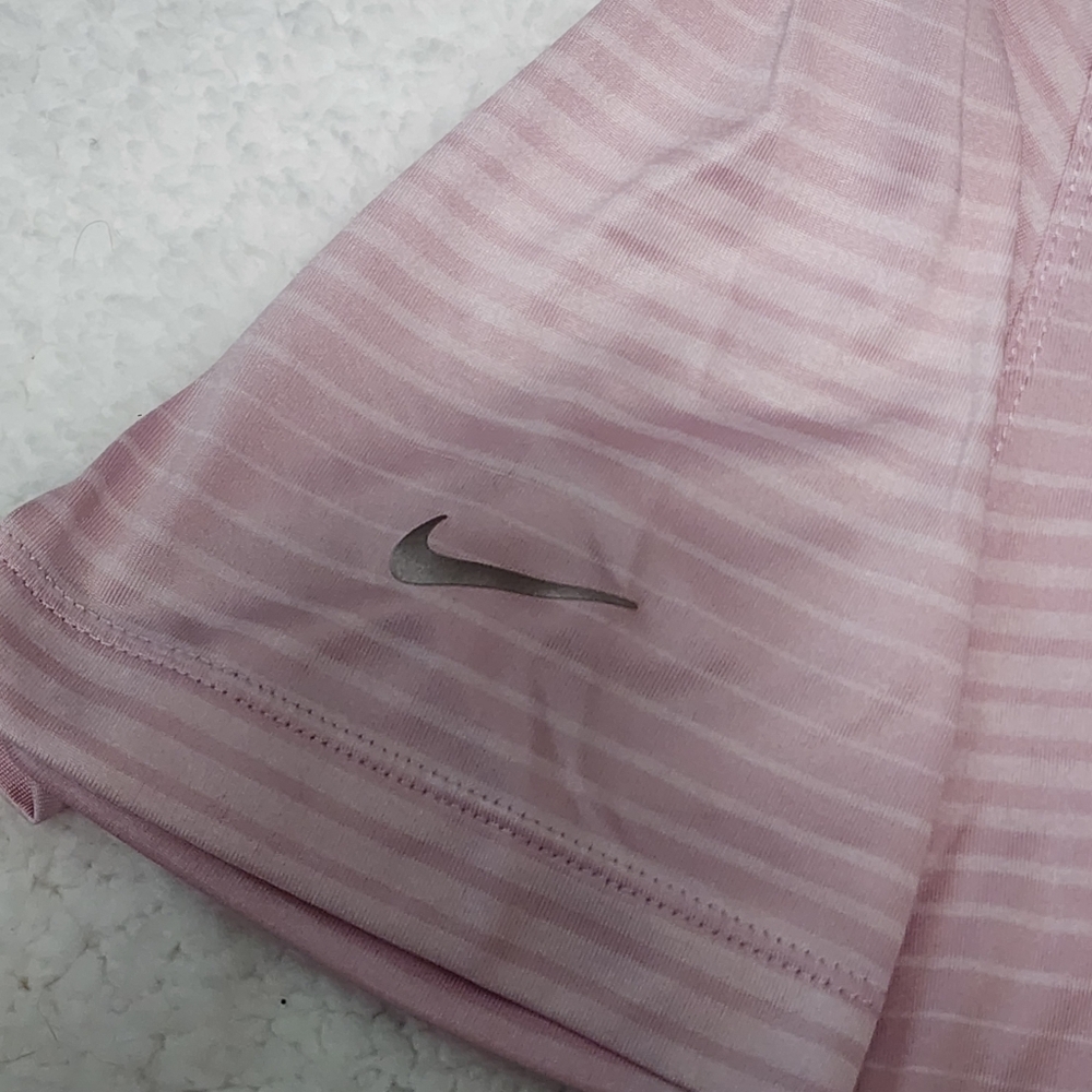 Nike Golf Tour Performance Dri-Fit Polo Size XL Striped Pink - Picture 4 of 8